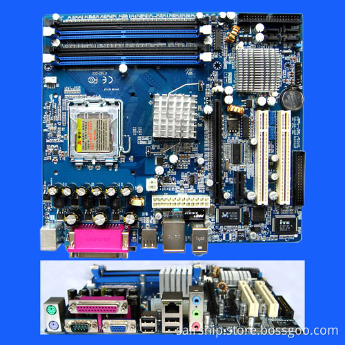 PC motherboard 915GE 775 PIN with sata port & lan